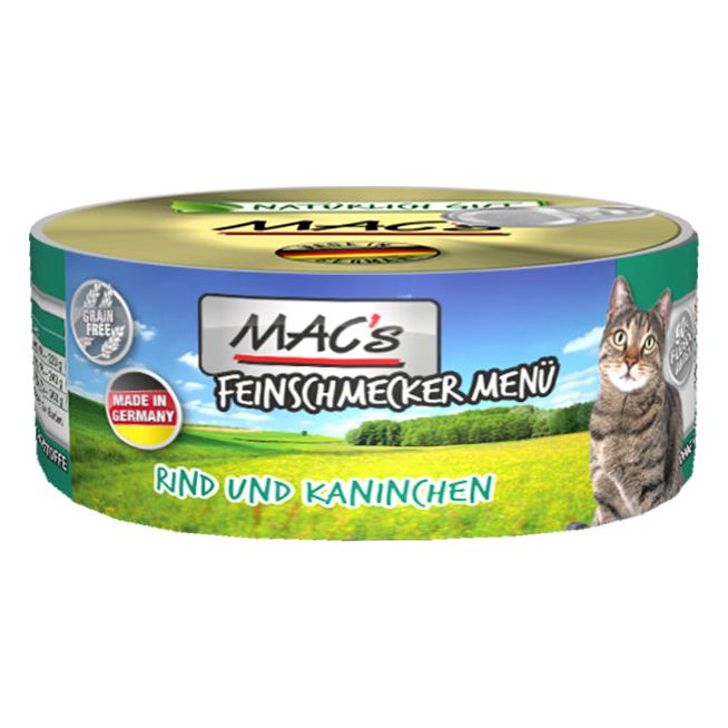 MAC's Cat Feinschmecker Rind & Kaninchen